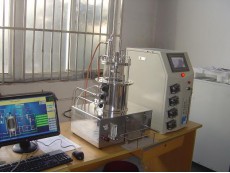 In-Situ Sterilizable glass Fermenter-bioreactor( bench top Magnetic Drive )